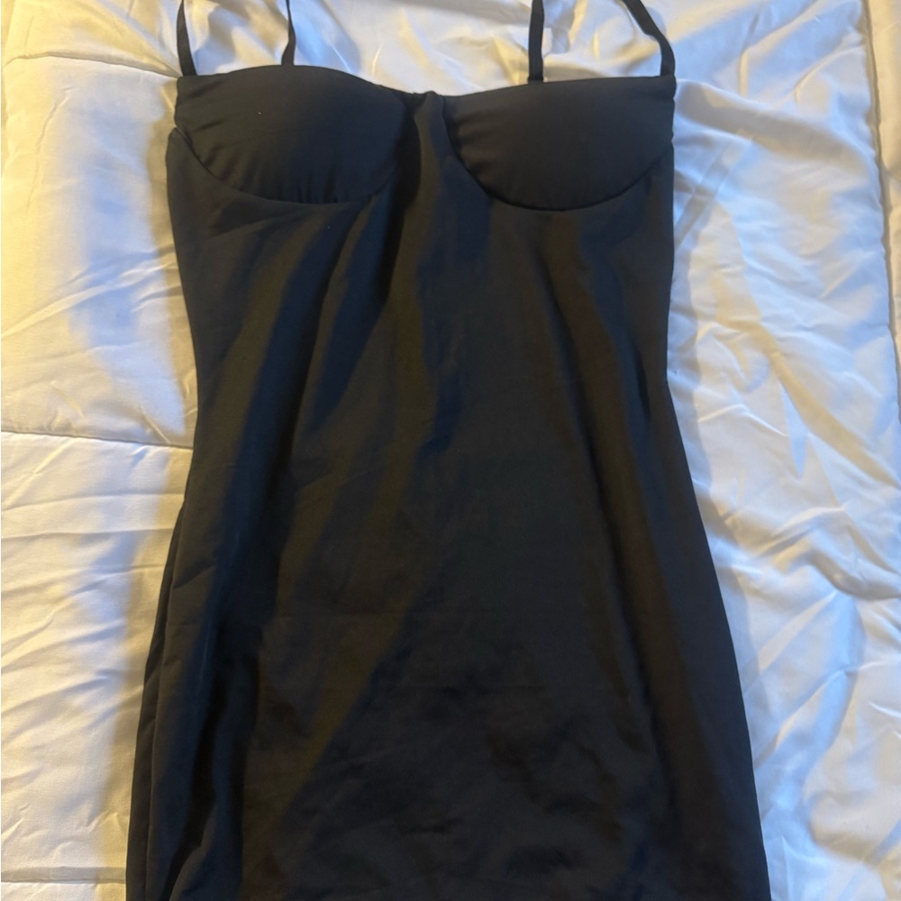 Black Spaghetti Strap Dress